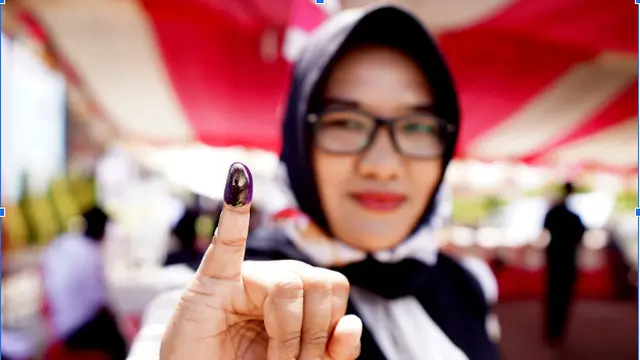 Ilustrasi pemilih tanpa golput
