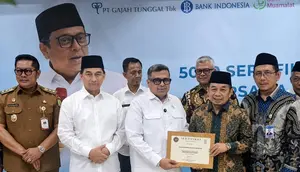 5.000 Pelaku UMKM di Banten Terima Sertifikat Halal