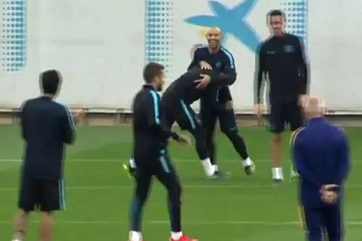 Sesi Latihan Barcelona 