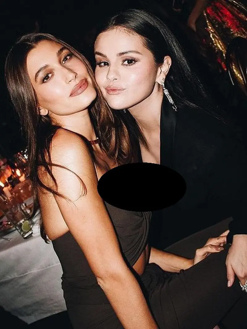 Selena Gomez dan Hailey Baldwin Berfoto Akur