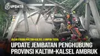 Jembatan yang berada di Desa Busui Kecamatan Batu Sopang, Kabupaten Paser, Kalimantan Timur (Kaltim) roboh. Jembatan Busui roboh saat dilintasi truk bermuatan semen pada dini hari tadi, Kamis (16/1/2025).