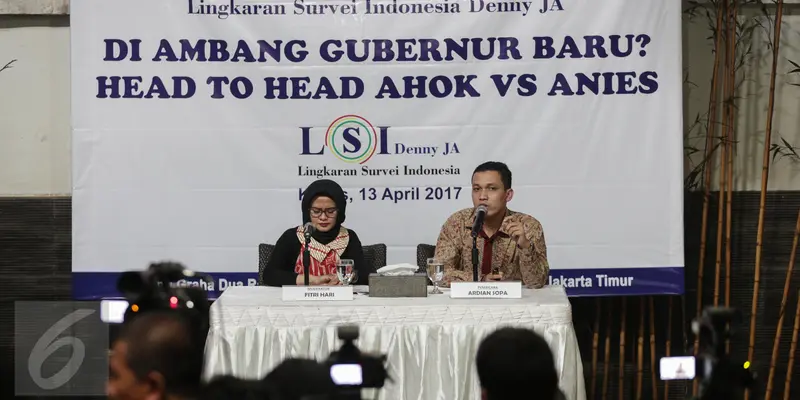 Survei LSI Tentang Elektabilitas Kandidat di Pilkada DKI Jakarta 2017