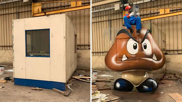6 Potret Grafiti 3D di Tempat Usang Ini Detailnya Sempurna, Bak Sungguhan