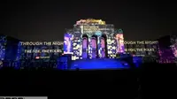 Tokyo Light Festival 2021 yang diikuti tiga seniman Indonesia. (Dok KBRI Tokyo)