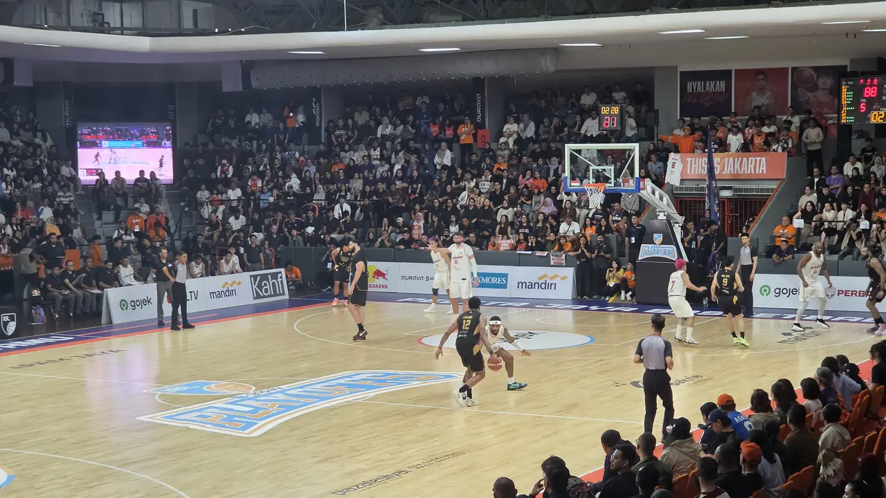 Duel semifinal kedua IBL 2026 antara Pelita Jaya vs Dewa United