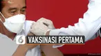 Ketika penyuntikan, warganet justru fokus pada gerak-gerik petugas penyuntik yang gemetar.