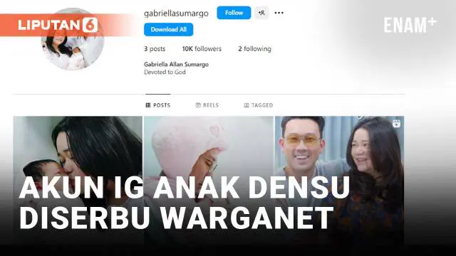 Kabar bahagia datang dari dari pasangan Denny Sumargo dan Olivia Allan. Mereka baru saja dikaruniai anak pertama. Meski baru lahir, anak pertama pasangan tersebut sudah memiliki instagram dengan puluhan ribu pengikut.