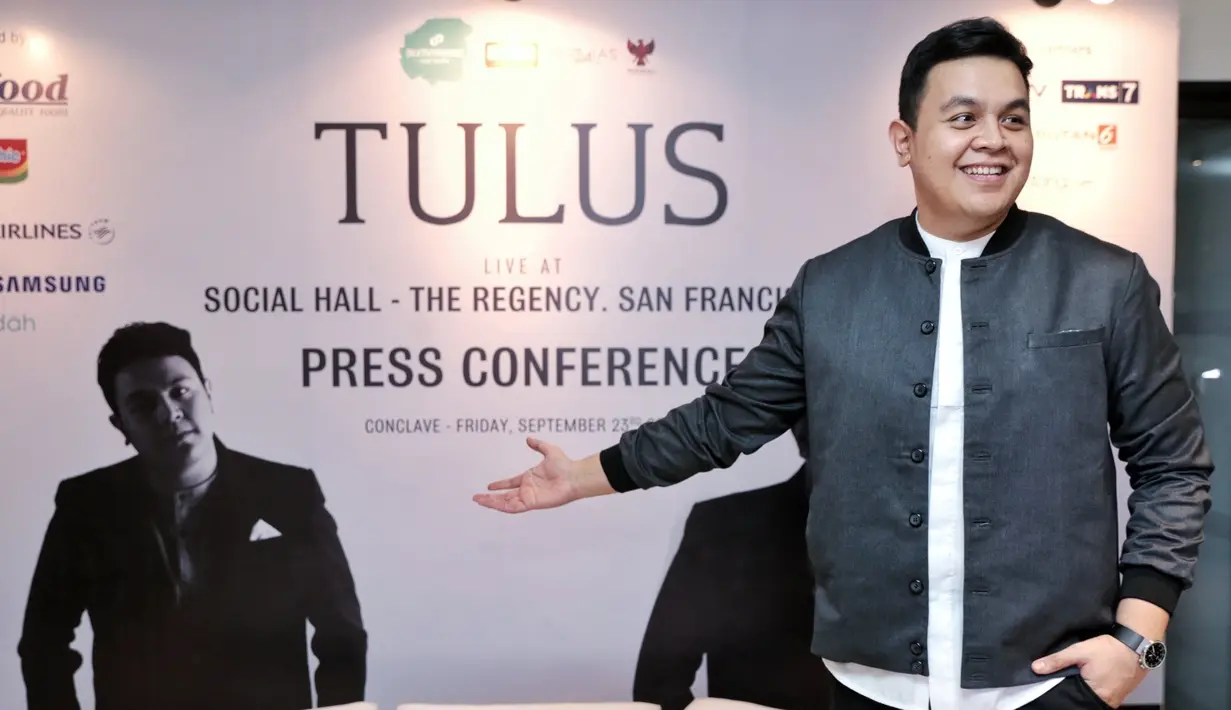 Penyanyi solo Muhammad Tulus atau biasa dikenal dengan Tulus, akan menggelar konser musik di Social Hall, San Francisco, Amerika Serikat pada 1 Oktober 2016 mendatang. (Adrian Putra/Bintang.com)