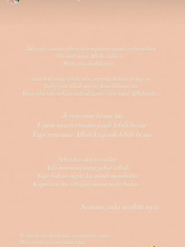 Unggahan Larissa Chou. (Foto: Dok. Instagram @larissachou)