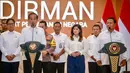 Presiden Jokowi mengaku sangat menghargai dan mengapresiasi pembangunan RS PPN Panglima Besar Soedirman beserta 20 RS TNI lainnya yang diinisiasi Kementerian Pertahanan. (BAY ISMOYO/AFP)