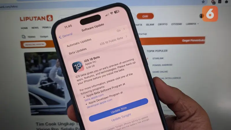 Cara Mudah Instal dan Download iOS 18