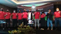 Kolaborasi Emtek Group dengan MS Glow For Men bakal menghadirkan tontonan Liga 3 . (Dian Kurniawan/Liputan6.com)