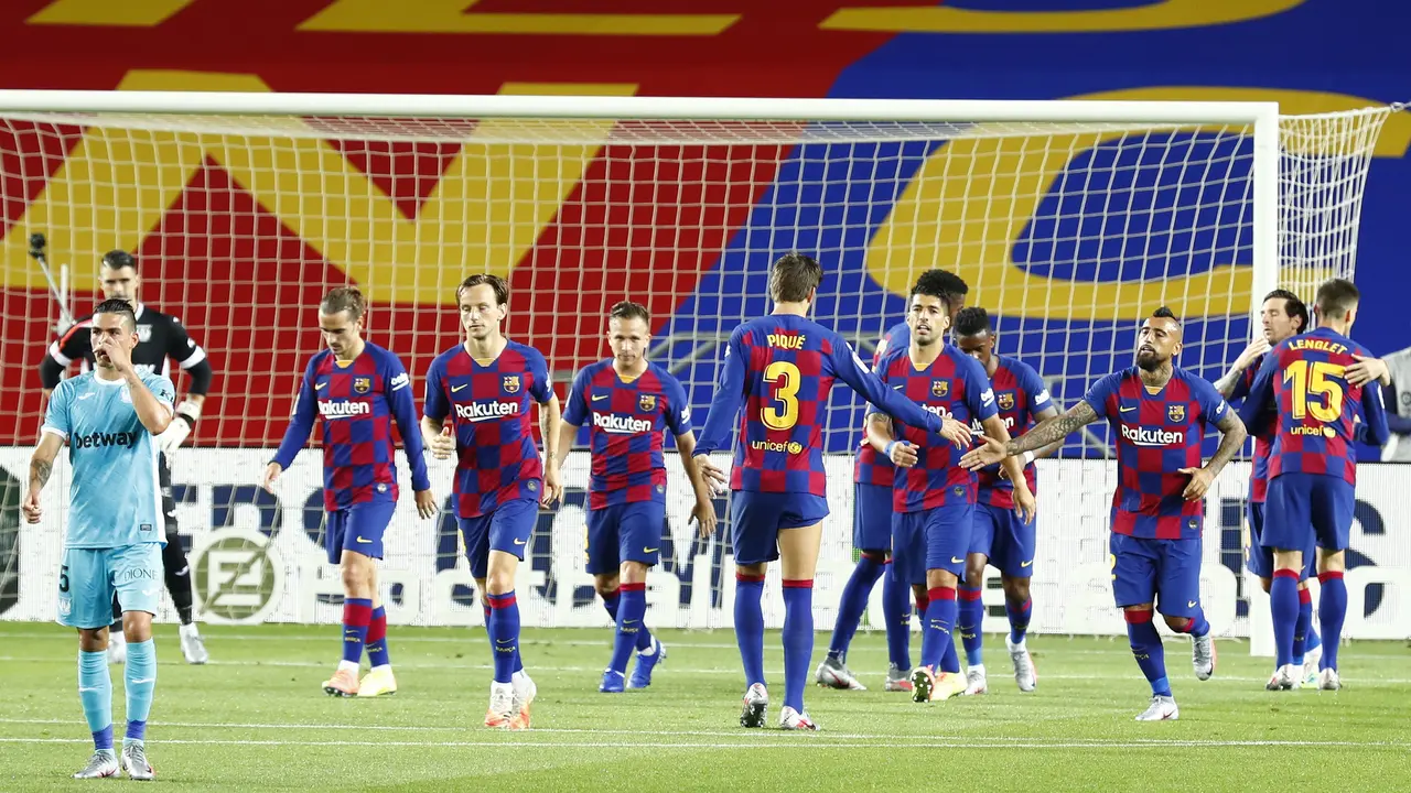 FOTO: Barcelona Tekuk Leganes 2-0, Lionel Messi Sumbang Gol