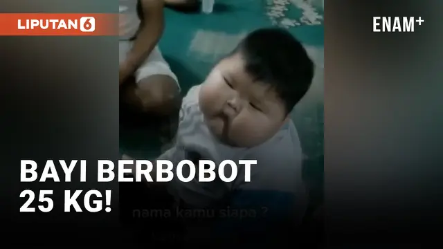 VIDEO: Baru Berusia 1 Tahun, Bayi Ini Beratnya 25 Kg!