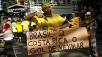 Kecewa, Ini Aksi Sadis Fans Saat Menyambut Timnas Brasil Pulang