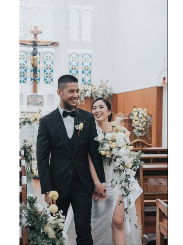 6 Momen Pernikahan Michelle Wanda 'Layangan Putus', Digelar Secara Intimate