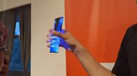 Sisi samping dari Mi Mix Alpha, smartphone masa depan Xiaomi (Liputan6.com/ Agustin Setyo W)