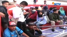 Akibat diburu calo, para pemudik di Pelabuhan Nusantara Kendari kehabisan tiket kapal.