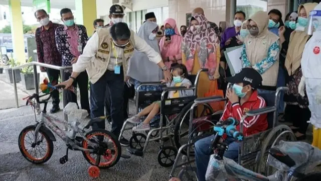 Hadiah Sepeda Pasien Sembuh Covid-19