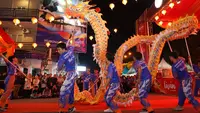 Keseruan Festival Cap Go Meh Pontianak, 49 Naga Menari di Malam Ramadan