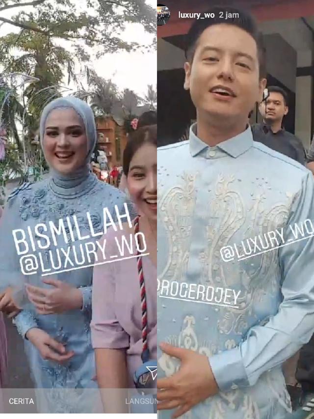 Roger Danuarta dan Cut Meyriska Lamaran