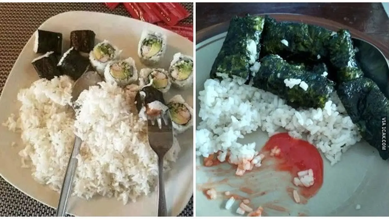 6 Potret Kombinasi Sushi Pakai Nasi Ini Khas Orang Indonesia Banget