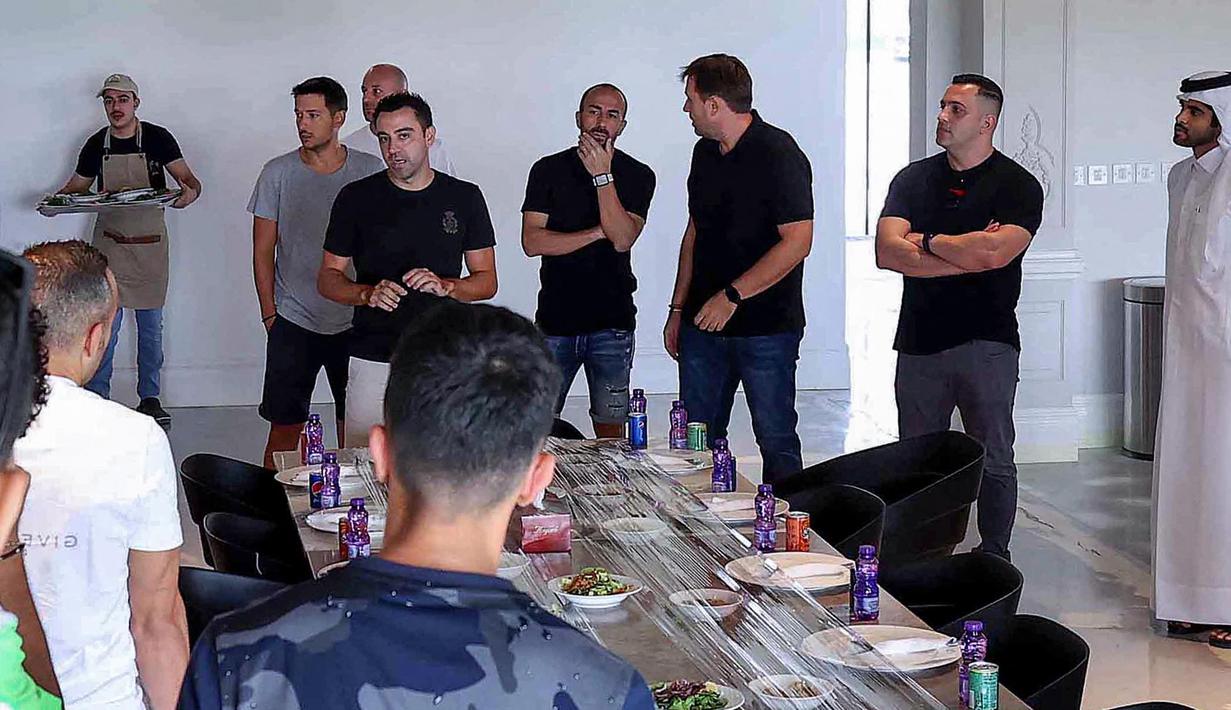 Drama kepindahan Xavi dari Al-Sadd ke Barcelona akhirnya usai, setelah Blaugrana setuju untuk memenuhi klausul rilis sebesar 5 juta euro demi menebus Xavi. (Photo by Qatar's Al-Sadd Club Website / AFP)