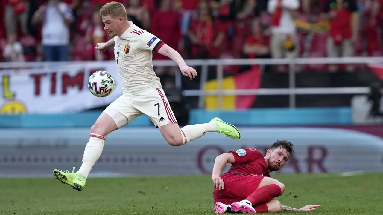 Foto Piala Eropa: Gol Cepat Denmark di Detik ke-99 Tak Mampu Melawan Kekuatan Belgia di Euro 2020, Kevin De Bruyne Biang Keladinya