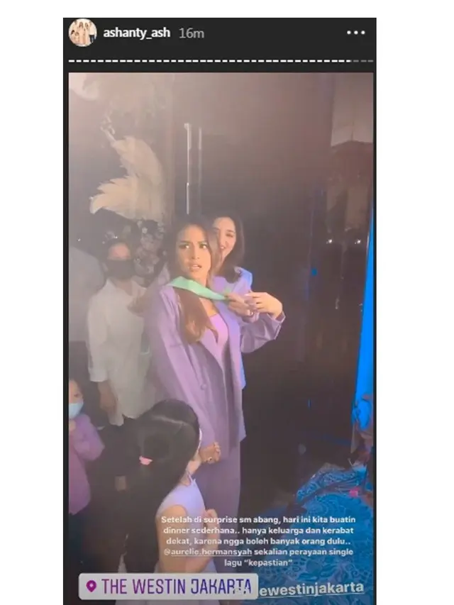 8 Momen Pesta Ulang Tahun Aurel Hermansyah, Dihadiri Orang Tersayang