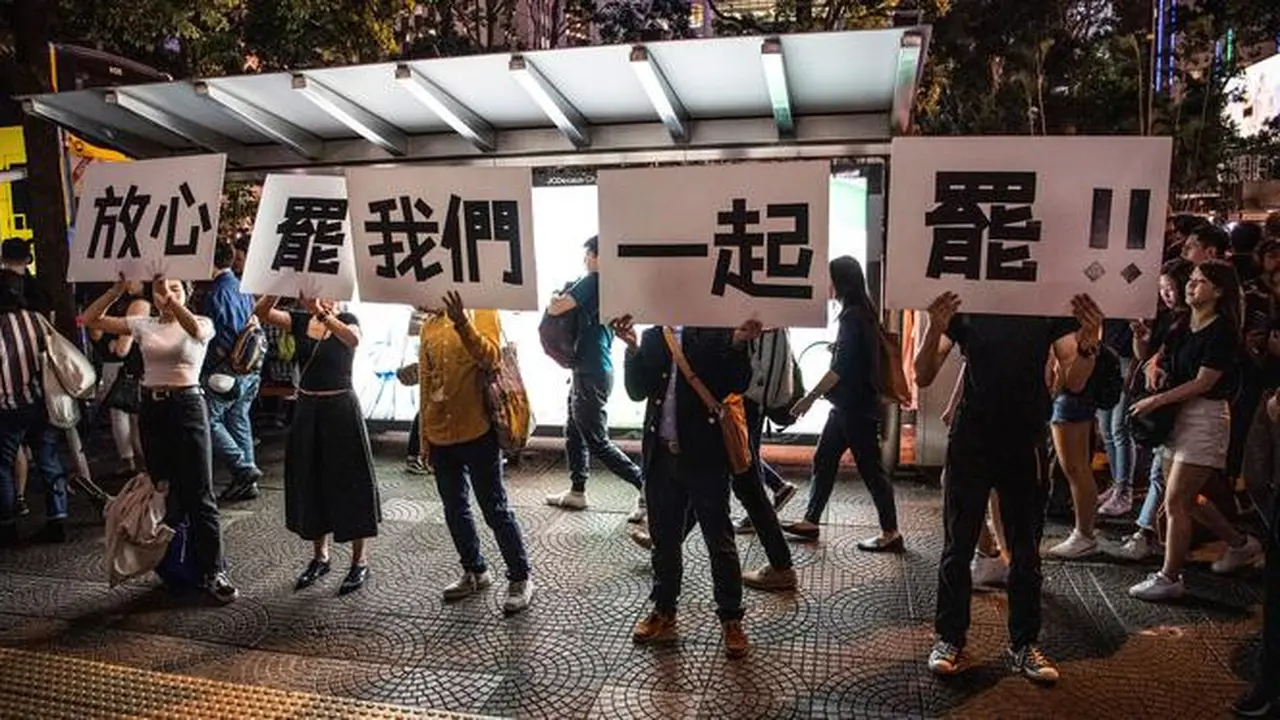 Ribuan PNS Hong Kong Ikut Demo Tolak RUU Ekstradisi