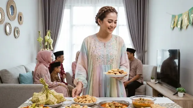 Inspirasi Style Rambut Wanita untuk Lebaran/Gemini AI