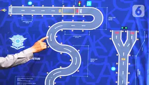 Materi praktek ujian SIM C ini dibuat untuk memudahkan masyarakat. Sebab, materi sebelumnya dianggap menyulitkan masyarakat. (merdeka.com/Imam Buhori)