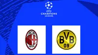 Liga Champions - AC Milan Vs Borussia Dortmund (Bola.com/Adreanus Titus)