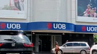Kantor bank UOB yang nasabahnya menjadi korban pembobolan rekening. Foto: liputan6.com/ajang nurdin&nbsp;