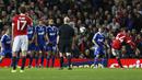 Pemain Manchester United, Andreas Pereira, mencetak gol kedua ke gawang Ipswich Town dalam laga putaran ketiga Piala Liga Inggris di Stadion Old Trafford, Manchester, Inggris, Kamis (24/9/2015) dini hari WIB. (Action Images via Reuters/Ed Sykes)