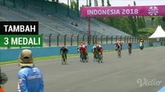 Indonesia menambah dua medali perunggu dan satu perak dari cabang balap sepeda Asian Para Games 2018 di Sirkuit Sentul, Selasa (9/10/2018).