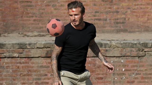 20151106-Bantu UNICEF, David Beckham Adakan Pertandingan Amal-Nepal