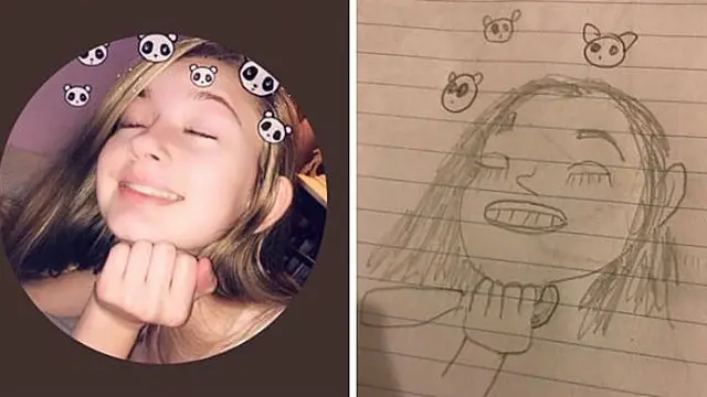 6 Sketsa Gambar Pakai Pensil Ini Nyeleneh, Bikin Geregetan
