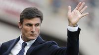 Wakil Presiden Inter Milan, Javier Zanetti. (AFP/Marco Bertorello)
