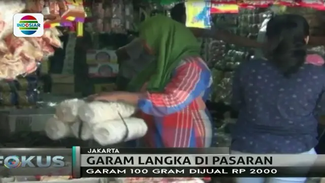 Garam Langka di Pasaran, Harga Naik 2 Kali Lipat