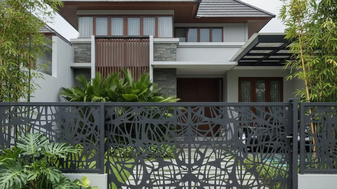 Model Pagar Rumah Anti Ular yang Estetik