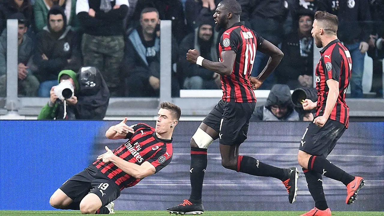 Penyerang AC Milan, Krzysztof Piatek.
