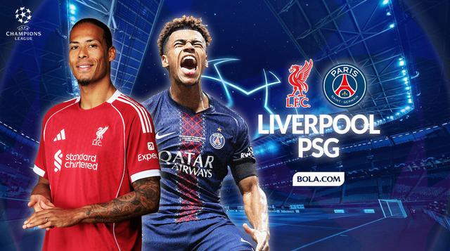 Rekor Pertemuan dan Perbandingan Performa Jelang Liverpool vs PSG