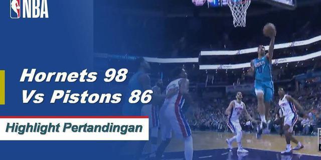 Cuplikan Hasil Pertandingan NBA : Hornets 98 vs Pistons 86