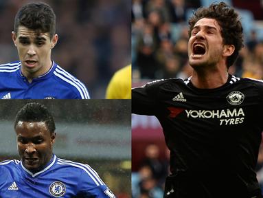 Banyak pemain top ingin bergabung bersama tim kepunyaan Abrahamovic yaitu Chelsea. Namun ternyata tidak semua pemain Chelsea mendapat kesempatan bermain secara reguler dan terpaksa berpindah ke klub lainnya. (Kolase Foto AFP)