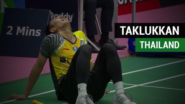 Berita video cuplikan laga-laga saat Tim Indonesia menang 4-1 atas Thailand di Piala Thomas 2018.