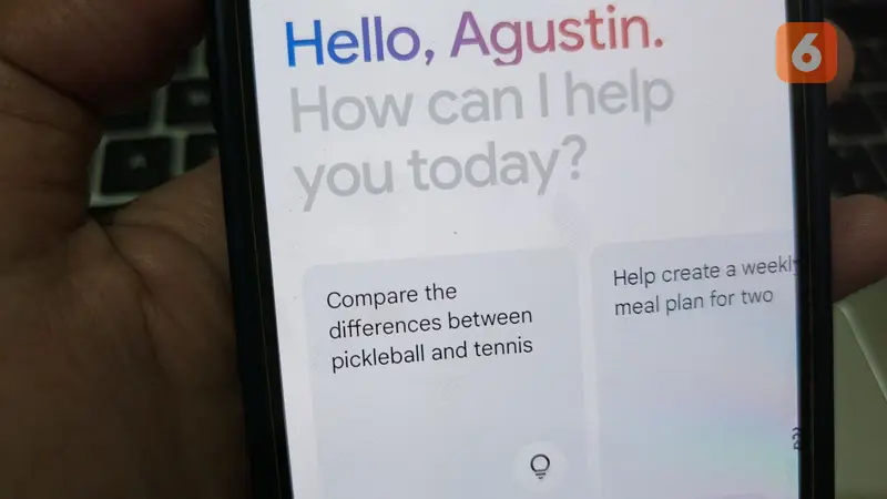 Chatbot AI Gemini di iPhone