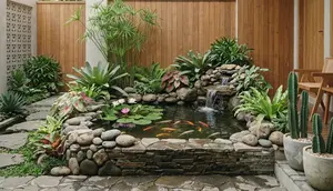 6 Ide Kolam Ikan Murah untuk Rumah Kecil, Cantik, Sejuk, dan Mudah Dibuat