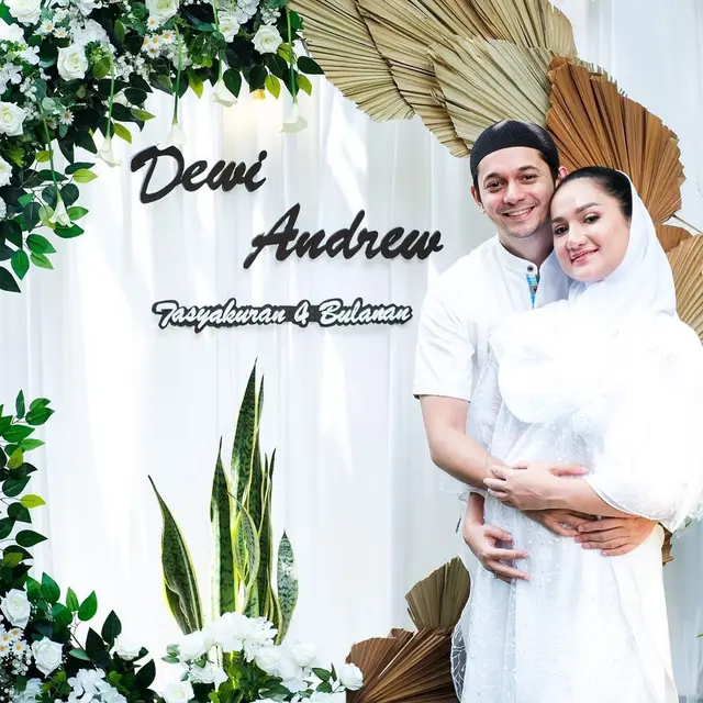 6 Momen Syukuran 4 Bulan Kehamilan Istri Andrew Andika, Penuh Kebahagiaan