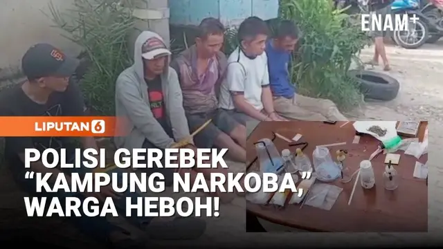 Heboh! Bandar dan Pemakai Narkoba di Palembang Diciduk Polisi
